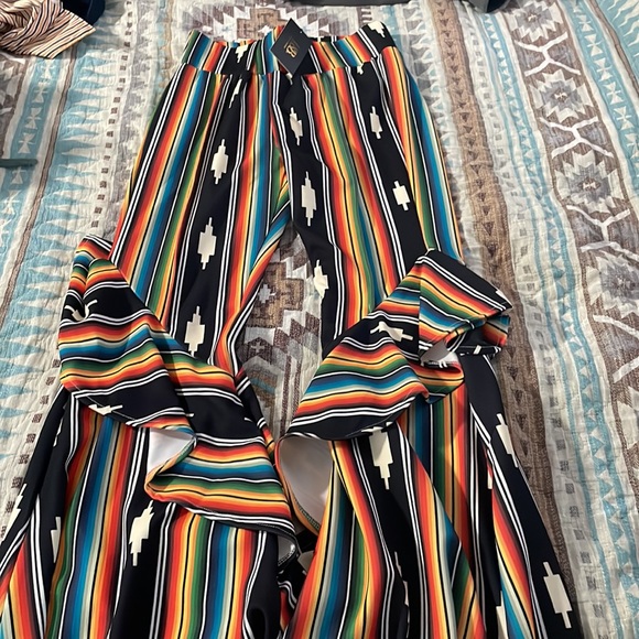 Aztec western elastic flare pants - Picture 2 of 5